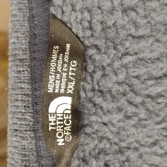 The North Face Zippered Sweater Size XXL Blue - Picture 4 of 4